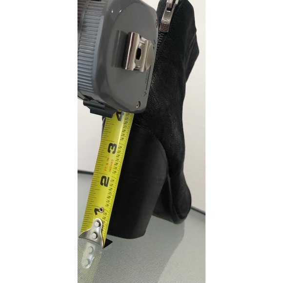 Vince Camuto Black Hadley Leather Heeled Bootie - Picture 7 of 7